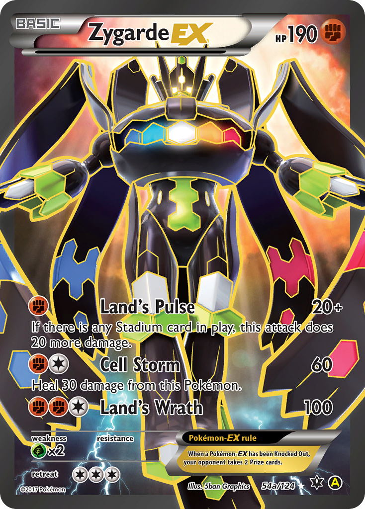 Zygarde-EX - 54a/124 - Rare Holo EX [xy10-54a] [Ultra]