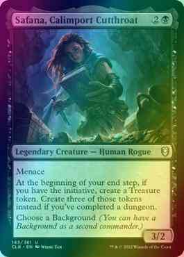 Safana, Calimport Cutthroat [143] [Commander Legends: Battle for Baldur's Gate] [Foil]