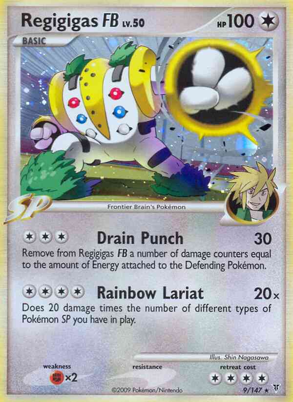Regigigas FB - 9/147 - Rare Holo [pl3-9] [Reverse Holo]