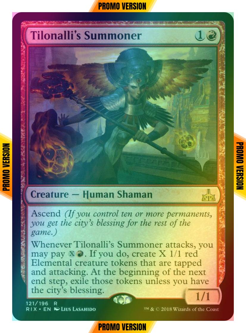 Tilonalli's Summoner [121p] [Promo Pack] [Rivals of Ixalan Promos] [Foil]