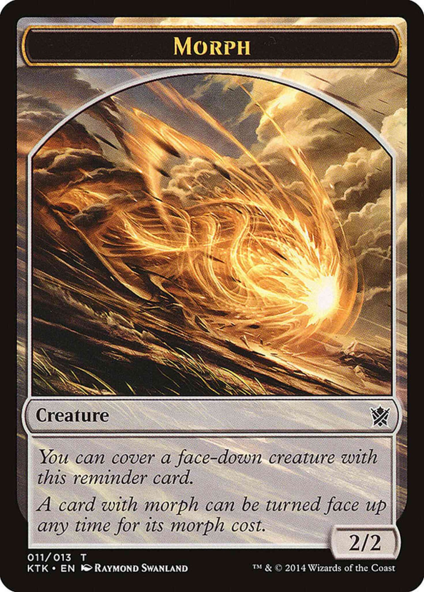 Morph Token [11] [Khans of Tarkir Tokens] [Non-Foil]