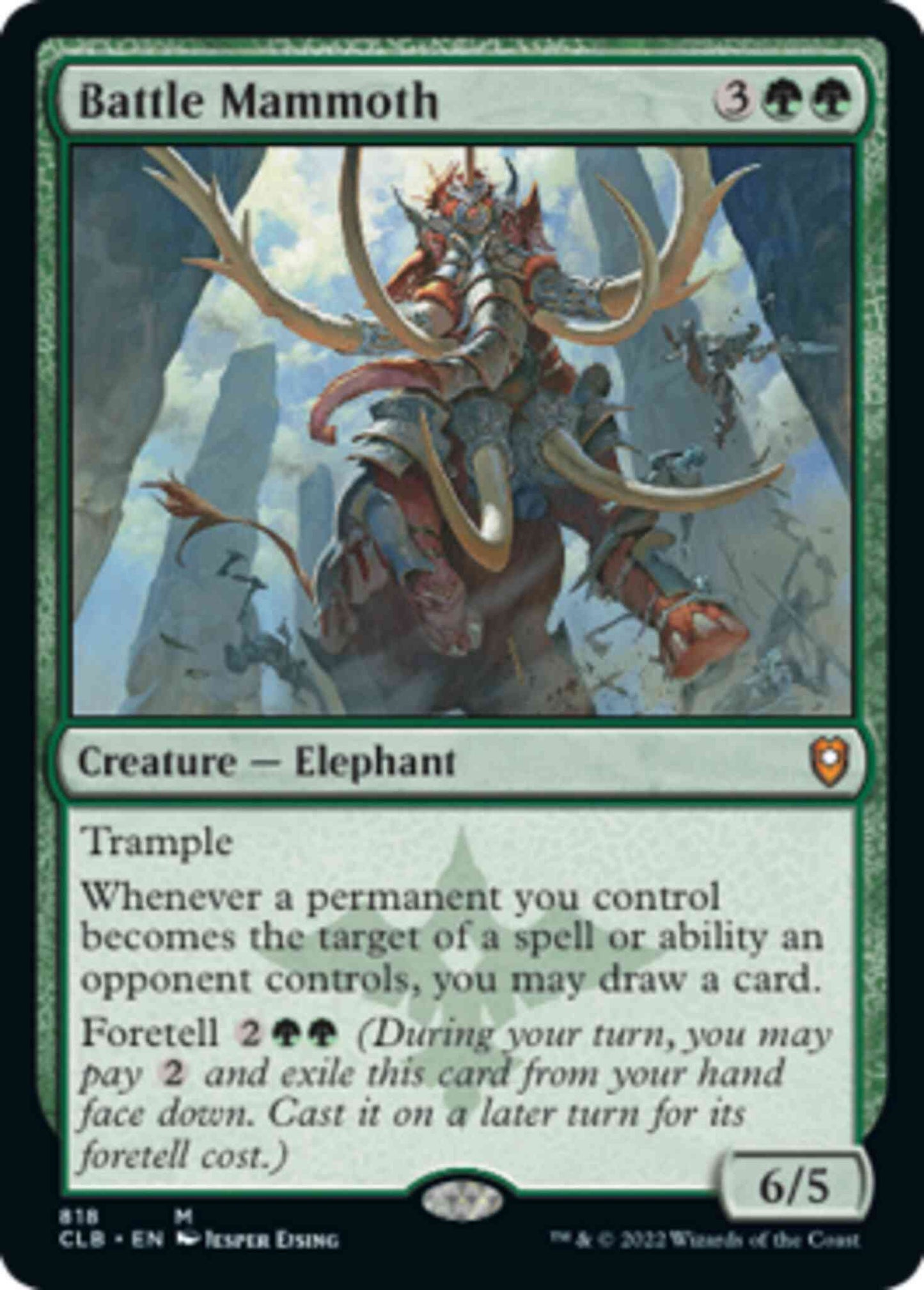 Battle Mammoth [818] [Commander Legends: Battle for Baldur's Gate] [Non-Foil]