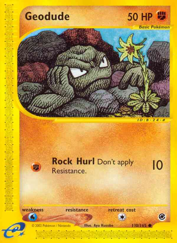 Geodude - 110/165 - Common [ecard1-110] [Non-Holo]