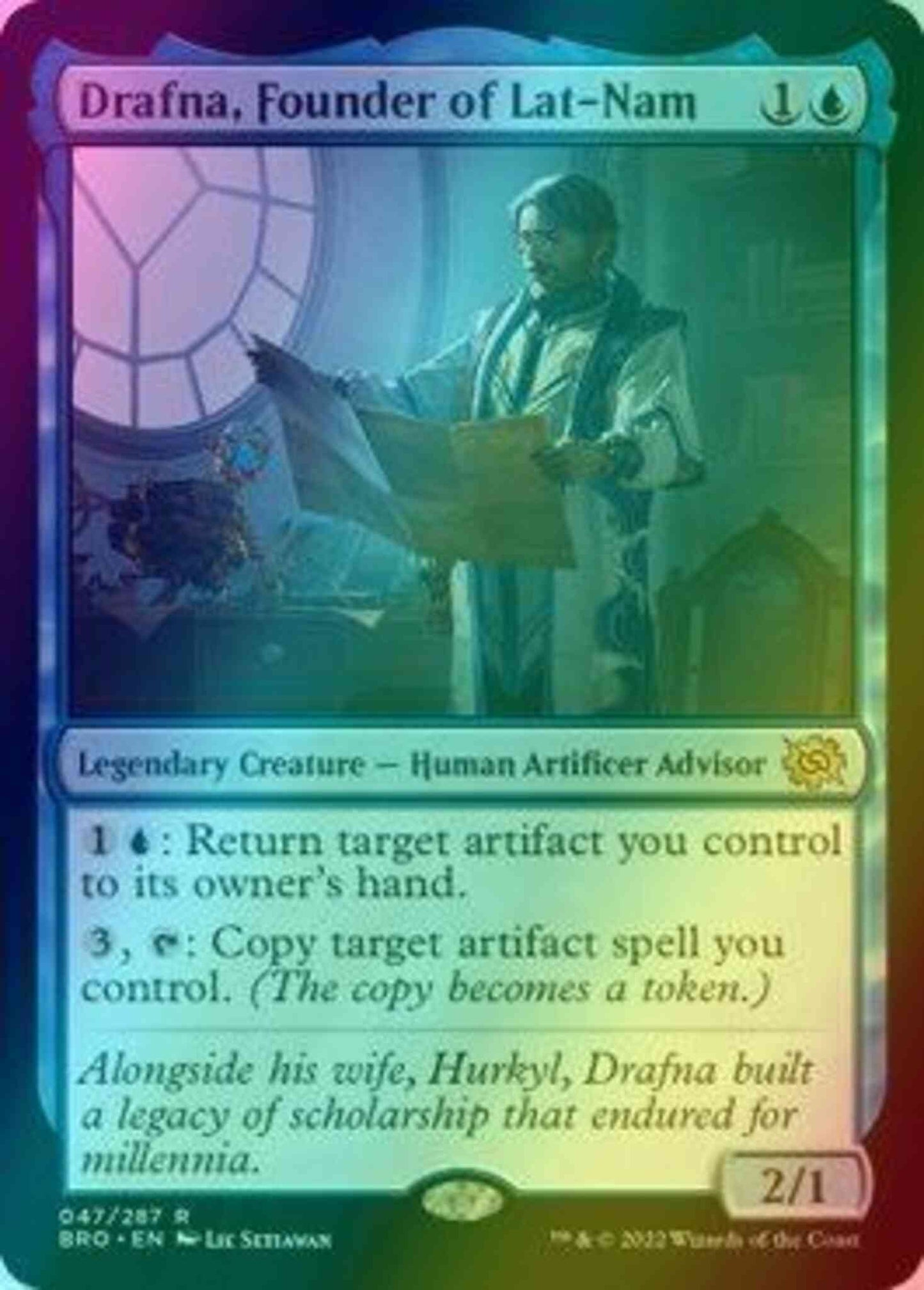 Drafna, Founder of Lat-Nam [47] [The Brothers' War] [Foil]