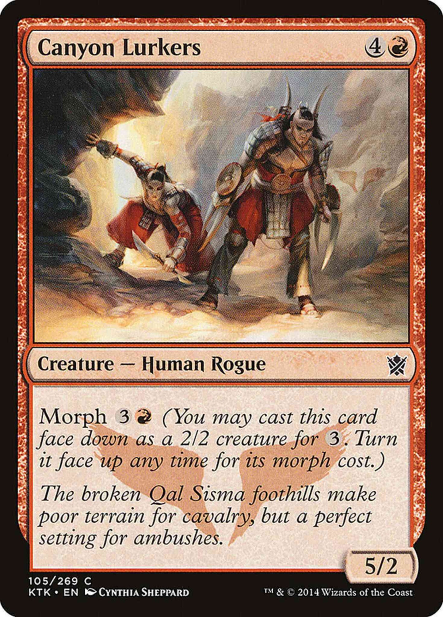 Canyon Lurkers [105] [Khans Of Tarkir] [Non-Foil]