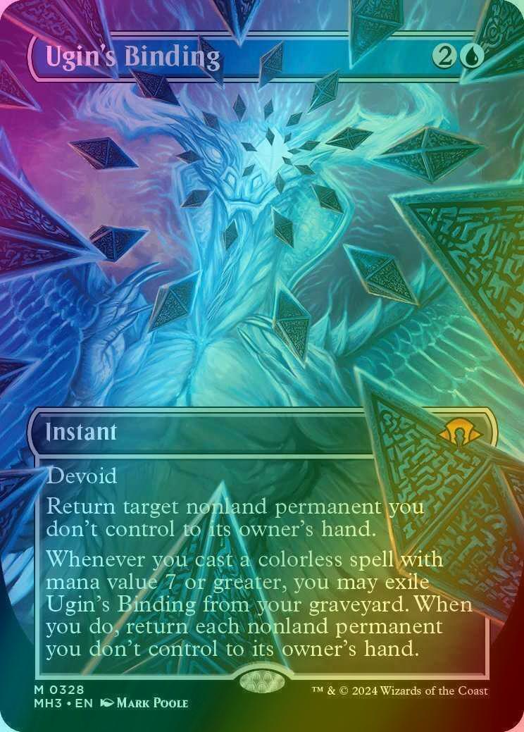 Ugin's Binding [328] [Borderless] [Modern Horizons 3] [Foil]