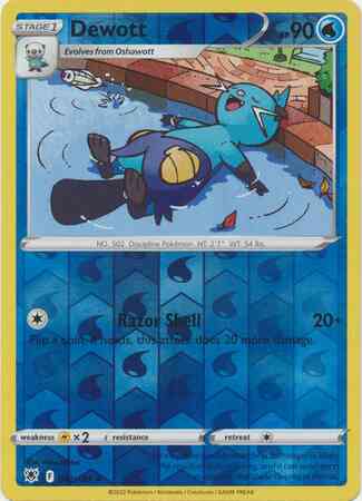 Dewott - 042/189 - Uncommon [swsh10-042] [Reverse Holo]