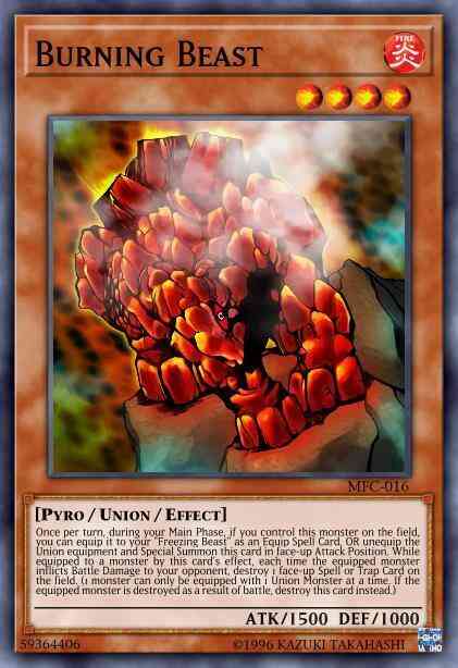 Burning Beast - MFC-016 - Common - 1st Edition