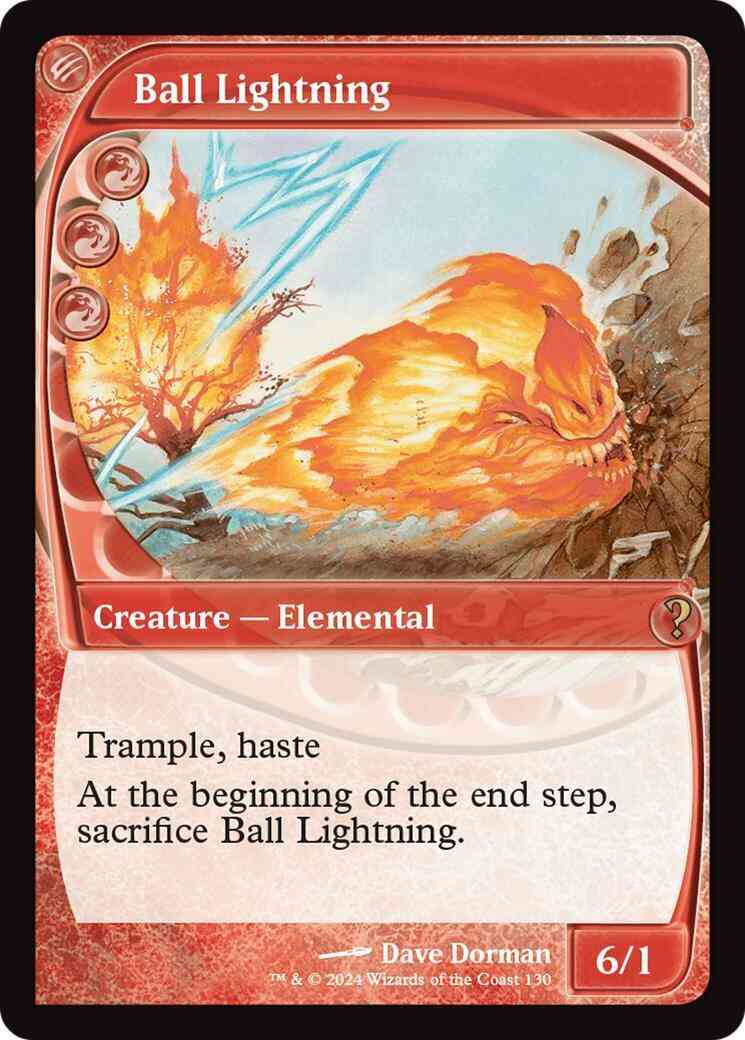 Ball Lightning [130] [Future Frame] [Mystery Booster 2] [Foil]