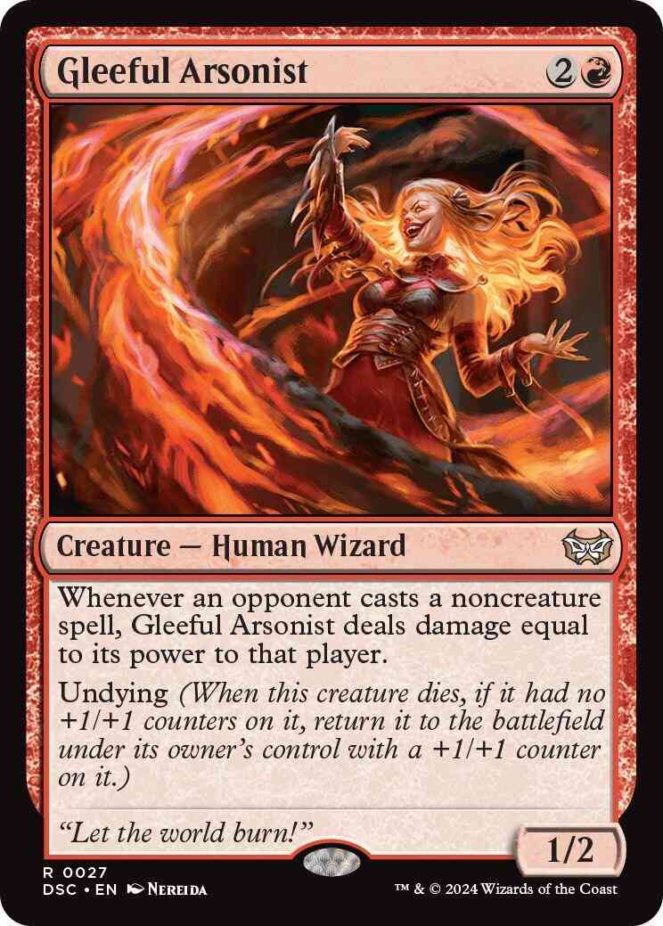 Gleeful Arsonist [27] [Duskmourn: House of Horror: Commander] [Non-Foil]