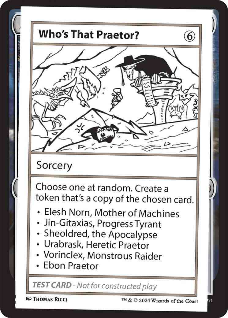 Who's That Praetor? [270] [Playtest Card] [Mystery Booster 2] [Non-Foil]