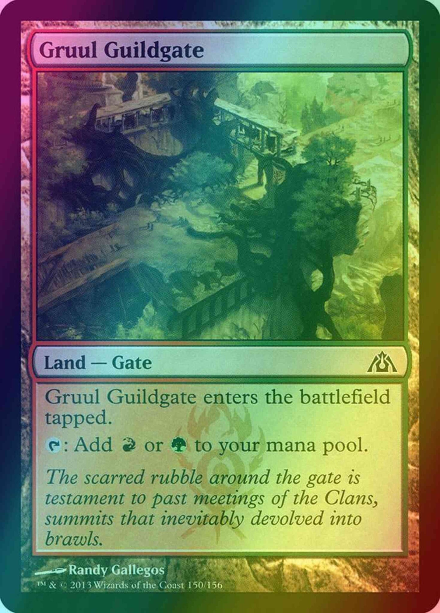 Gruul Guildgate [150] [Dragon's Maze] [Foil]