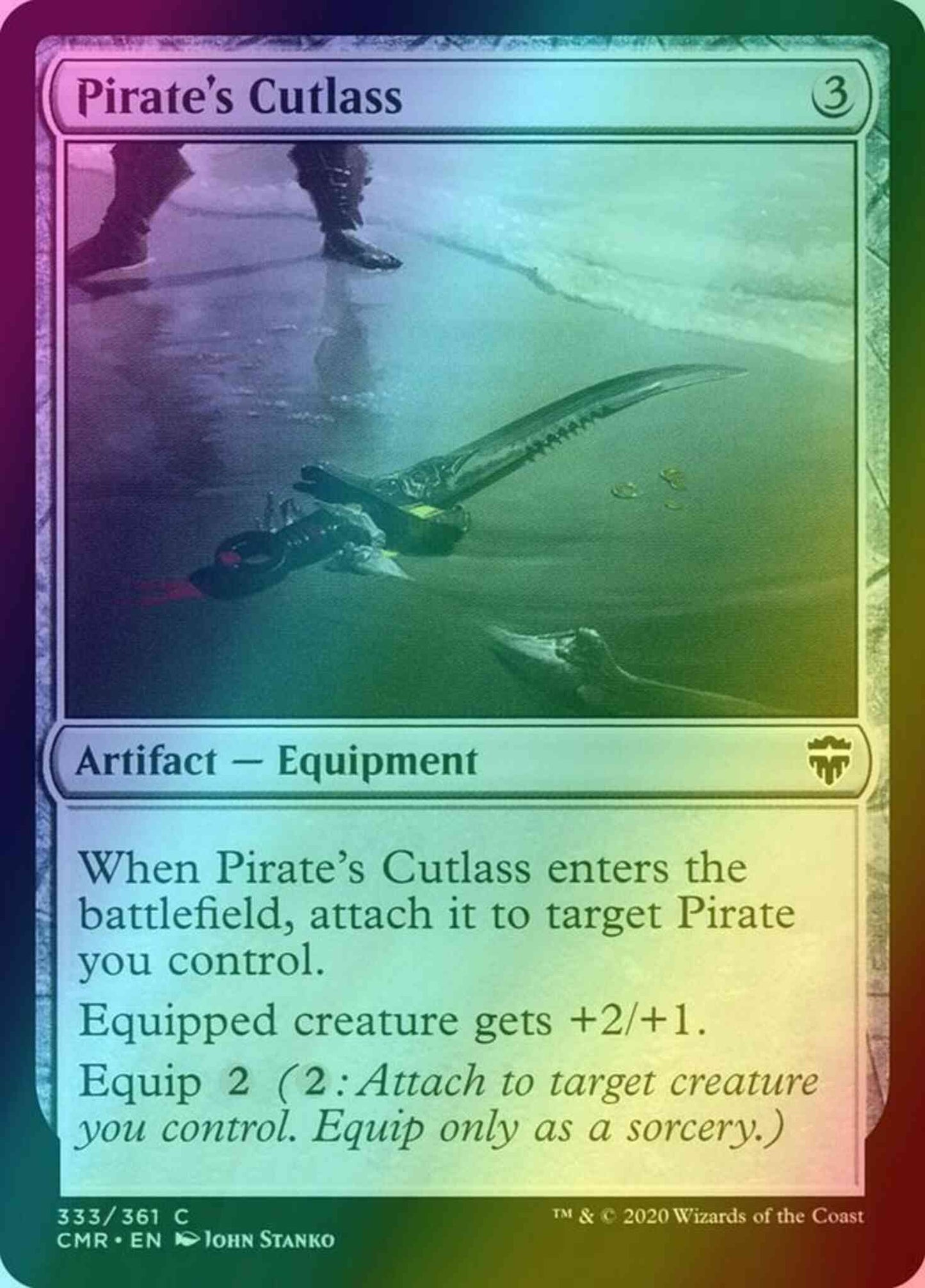 Pirate's Cutlass [333] [Commander Legends] [Foil]