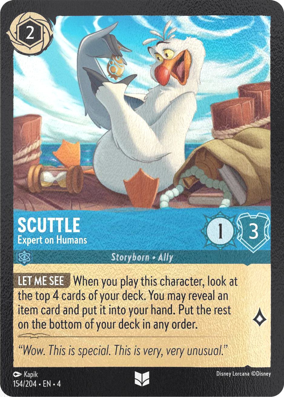 Scuttle - Expert on Humans - 154/204 [Ursula's Return] [Cold Foil]