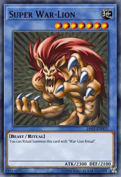 Super War-Lion - PP02-EN001 - Secret Rare - Unlimited