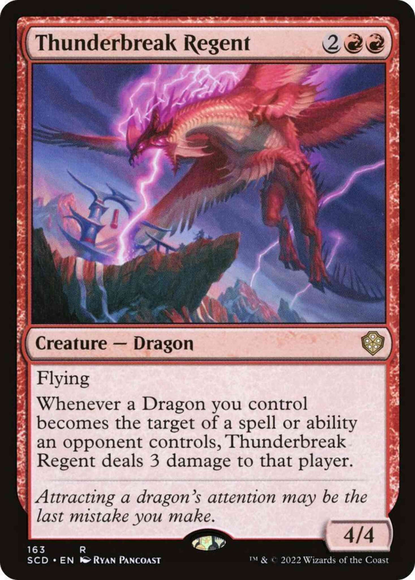 Thunderbreak Regent [163] [Starter Commander Decks] [Non-Foil]