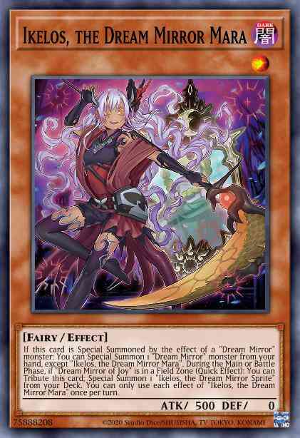 Ikelos, the Dream Mirror Mara - RIRA-EN086 - Super Rare - 1st Edition