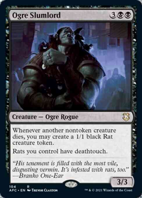 Ogre Slumlord [104] [Adventures in the Forgotten Realms Commander] [Non-Foil]