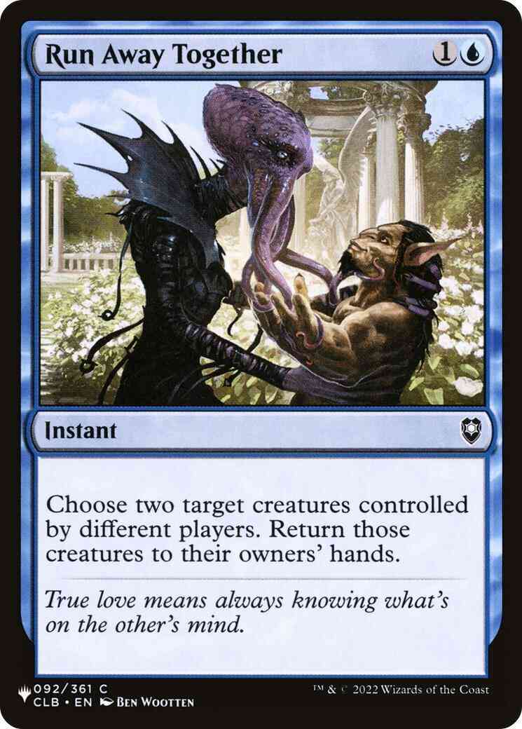 Run Away Together [CLB-92] [The List] [Non-Foil]