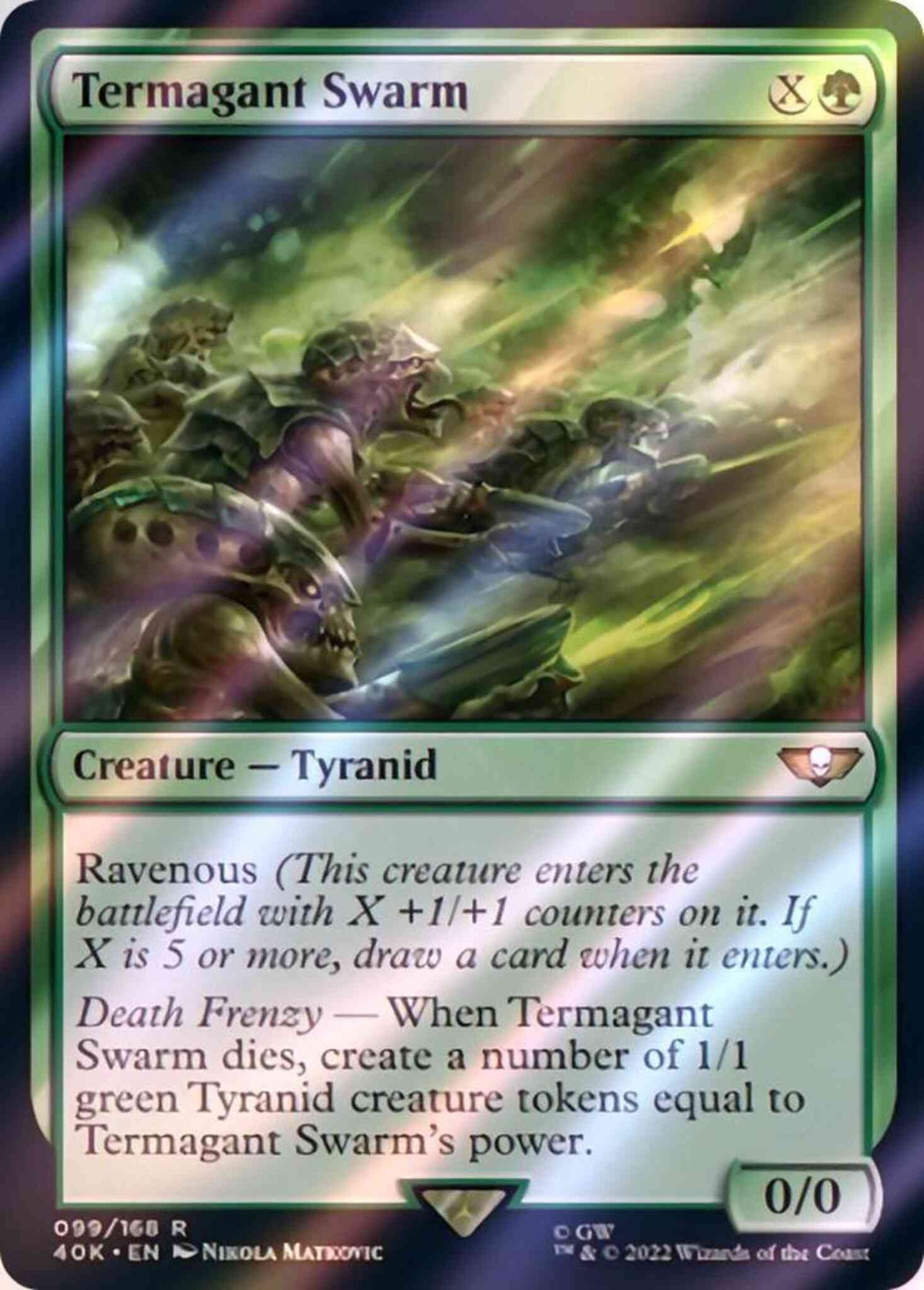 Termagant Swarm [99] [Universes Beyond: Warhammer 40,000] [Surge Foil]