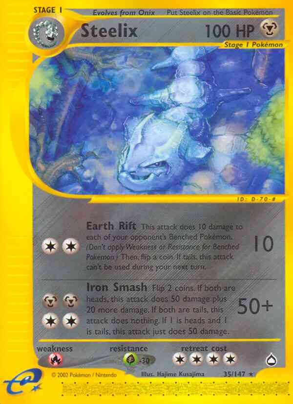 Steelix - 35/147 - Rare [ecard2-35] [Reverse Holo]