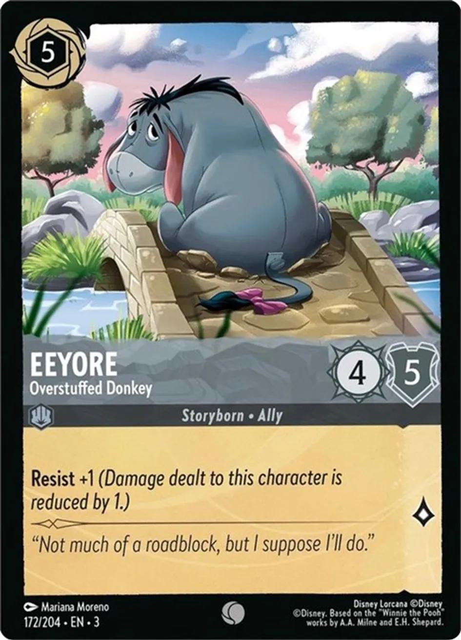 Eeyore - Overstuffed Donkey - 172/204 [Into the Inklands] [Non-Foil]