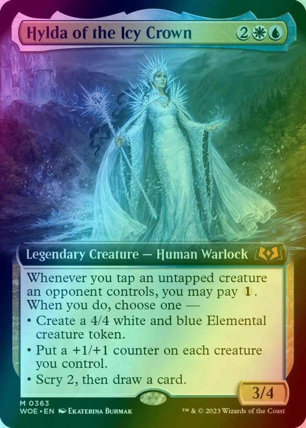 Hylda of the Icy Crown [363] [Extended Art] [Wilds of Eldraine] [Foil]