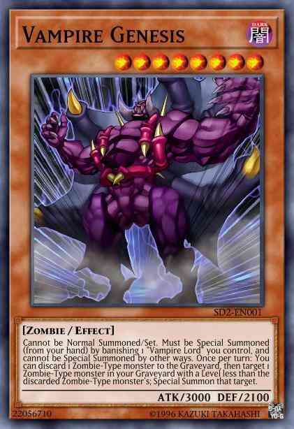 Vampire Genesis - SD2-EN001 - Ultra Rare - 1st Edition