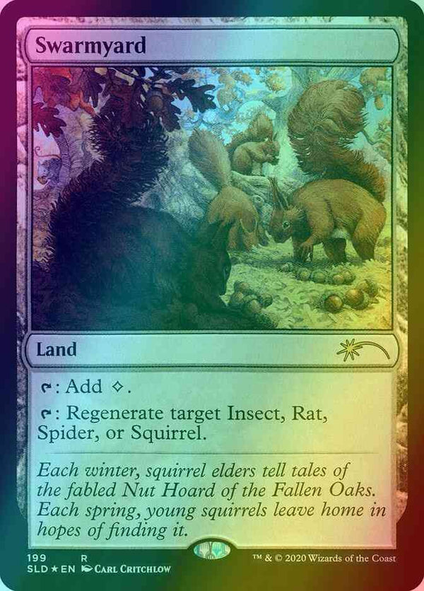 Swarmyard [0199] [Hope You Like Squirrels] [Secret Lair Drop] [Foil]