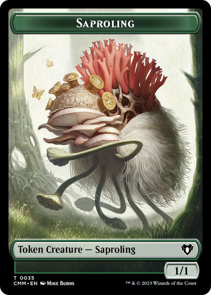 Ogre Token (28) // Saproling Token (35) [Commander Masters: Tokens] [Non-Foil]