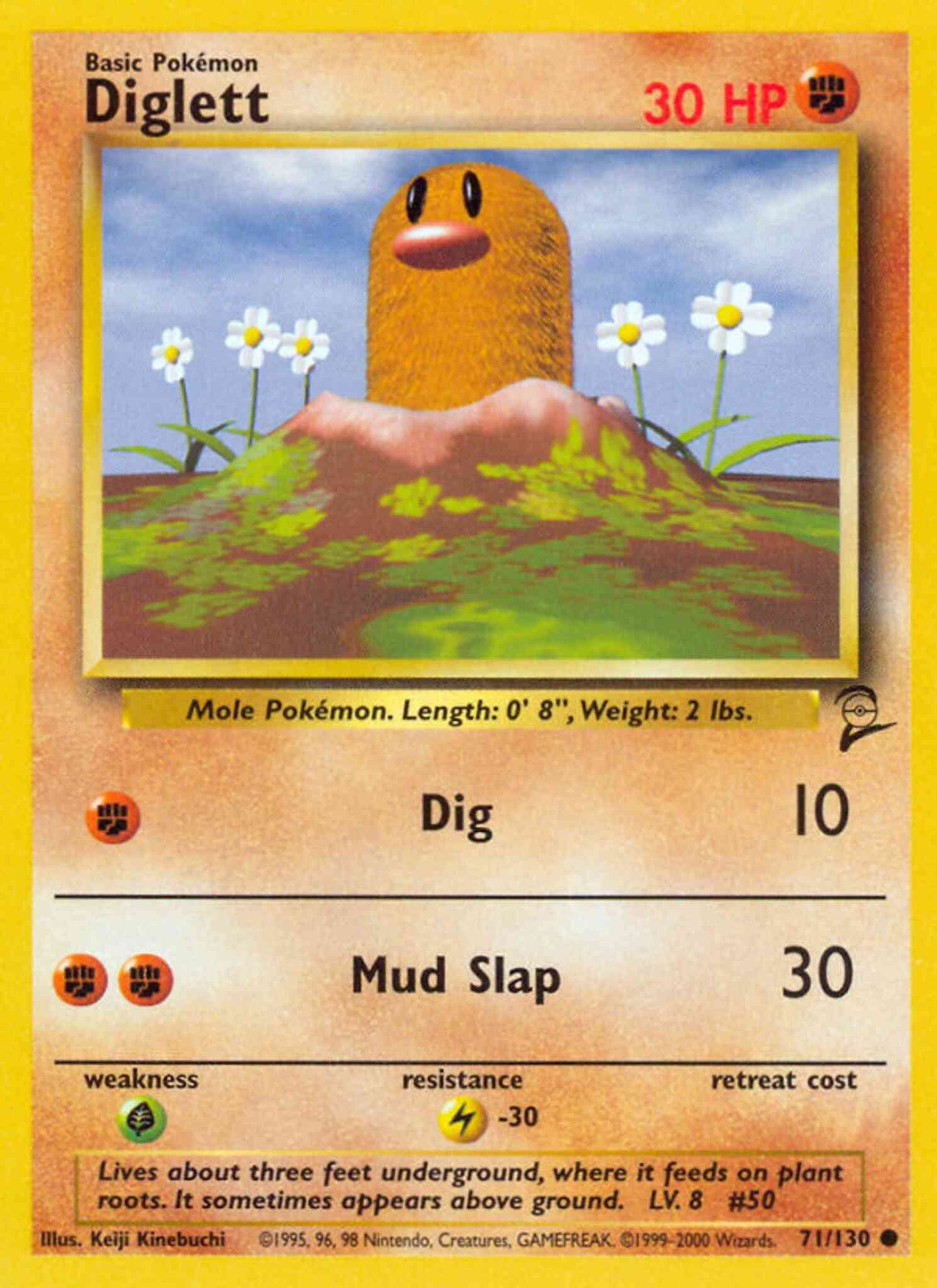 Diglett - 71/130 - Common [base4-71] [Non-Holo]
