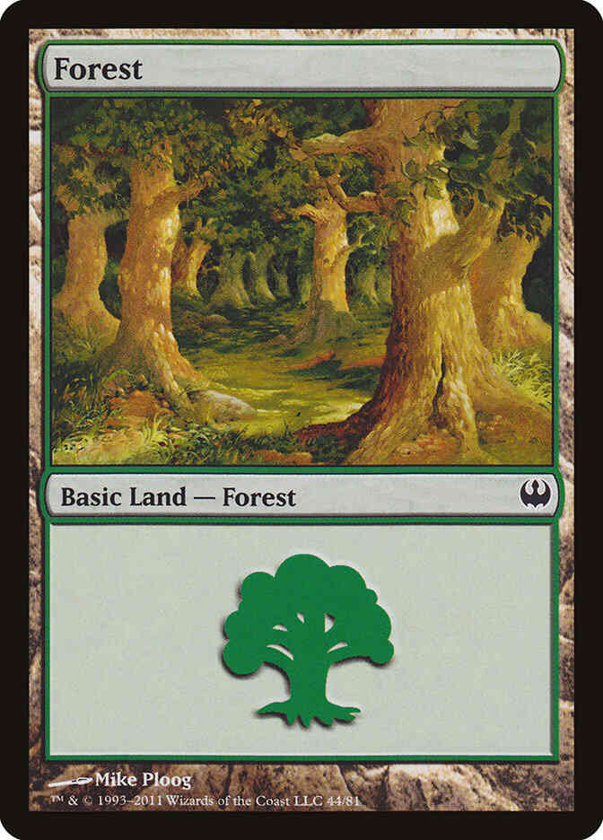 Forest [44] [Duel Decks: Knights vs. Dragons] [Non-Foil]
