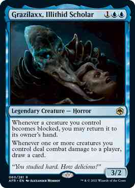 Grazilaxx, Illithid Scholar [60] [Adventures in the Forgotten Realms] [Non-Foil]