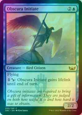 Obscura Initiate [50] [Streets of New Capenna] [Foil]