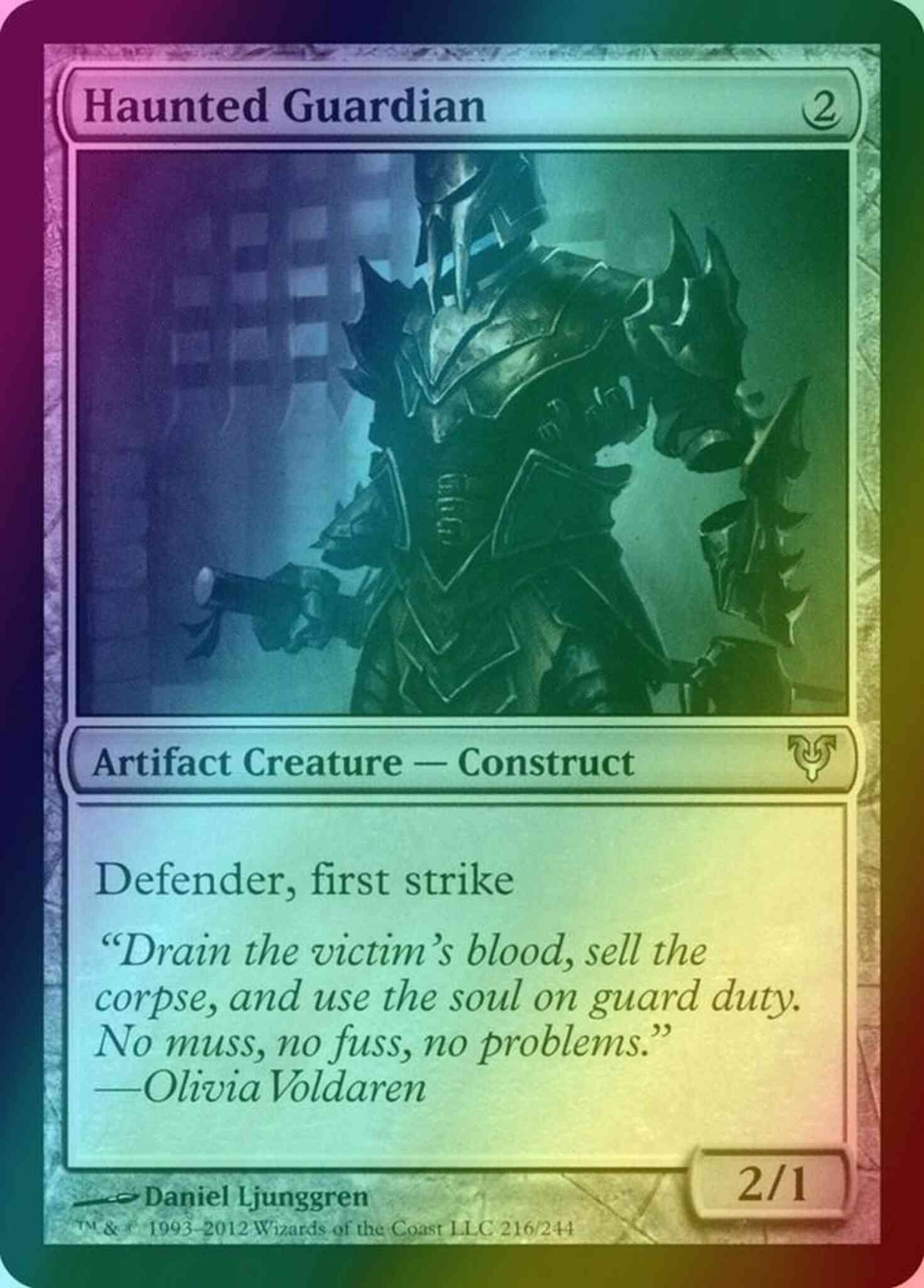 Haunted Guardian [216] [Avacyn Restored] [Foil]