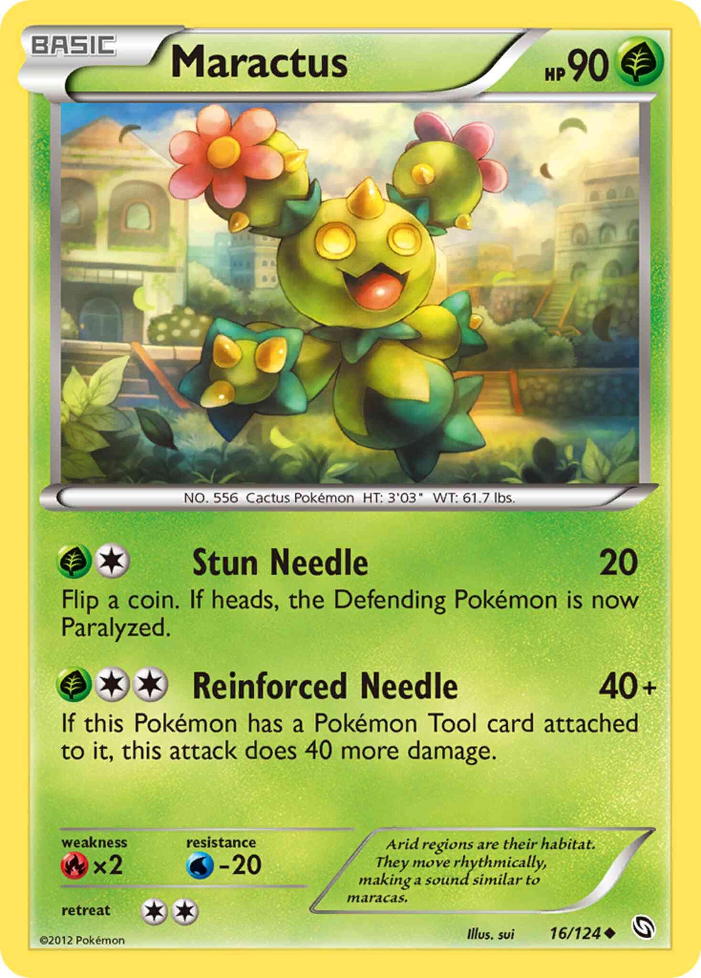 Maractus - 16/124 - Uncommon [bw6-16] [Non-Holo]