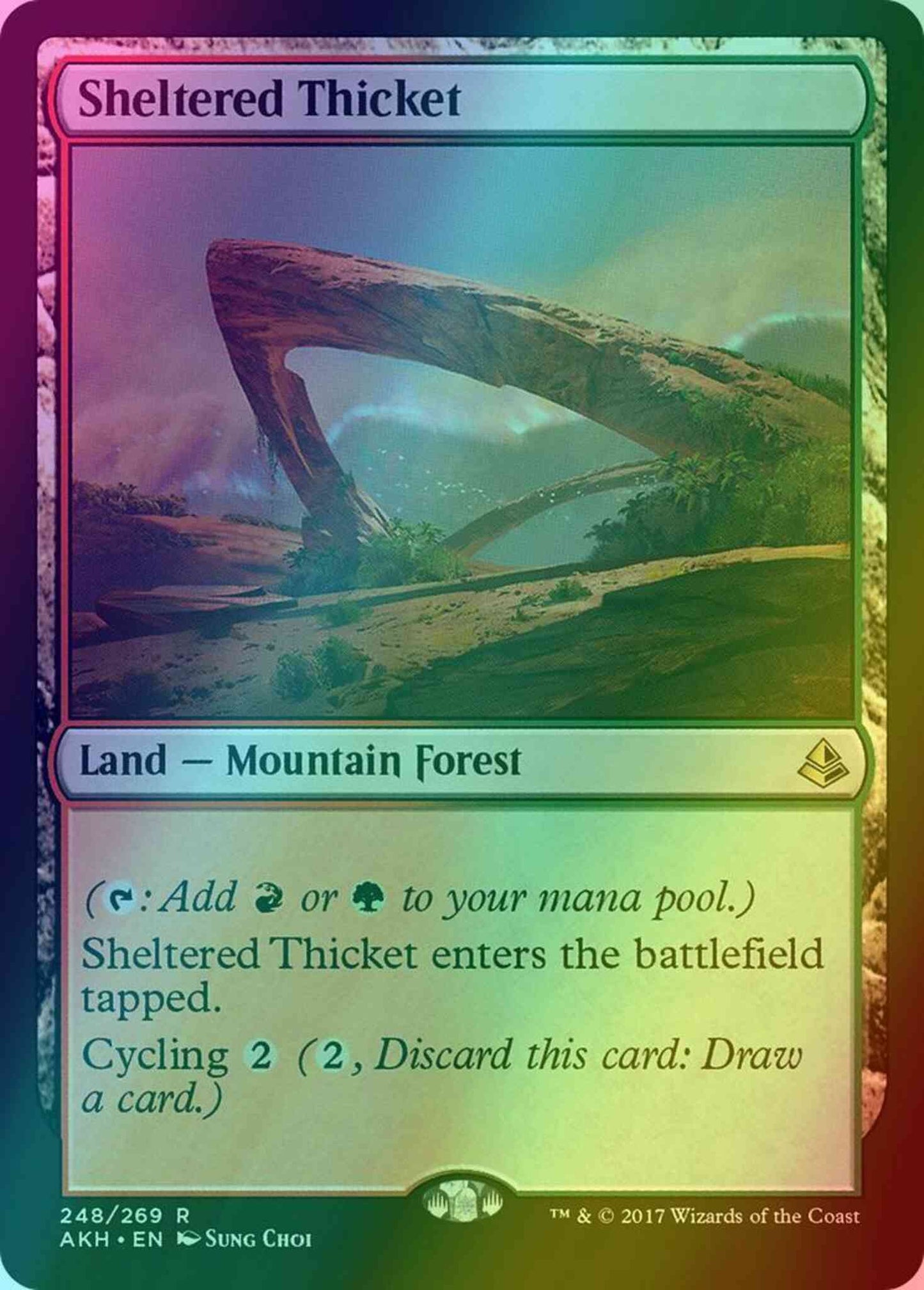 Sheltered Thicket [248] [Amonkhet] [Foil]
