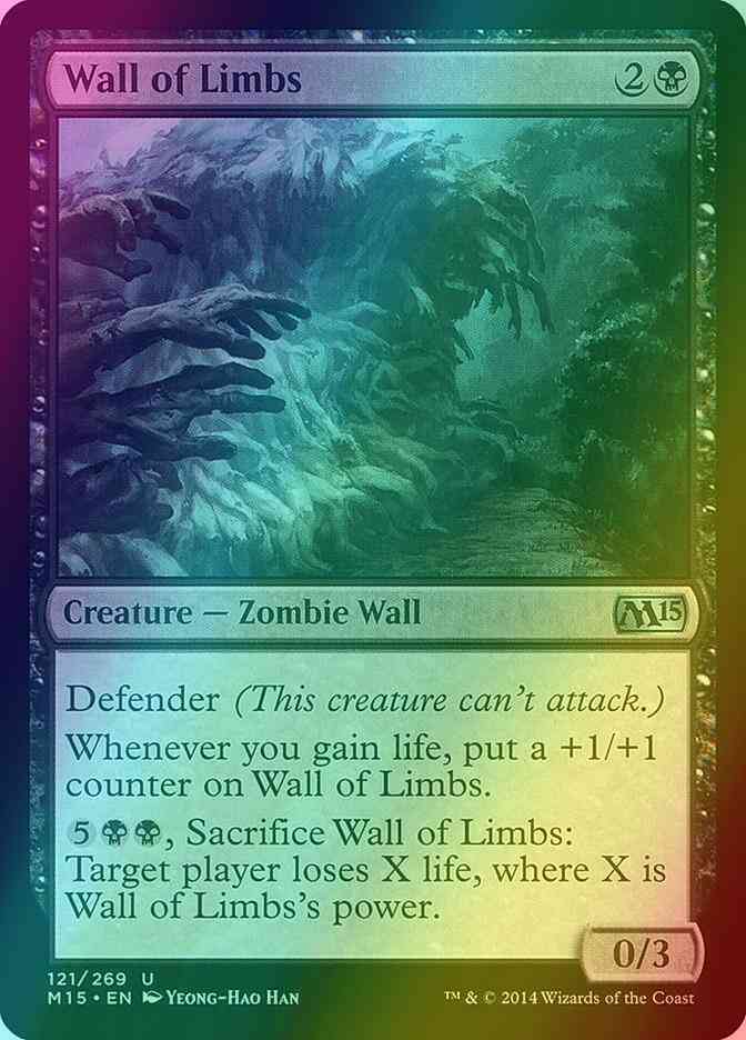 Wall of Limbs [121] [Magic 2015] [Foil]