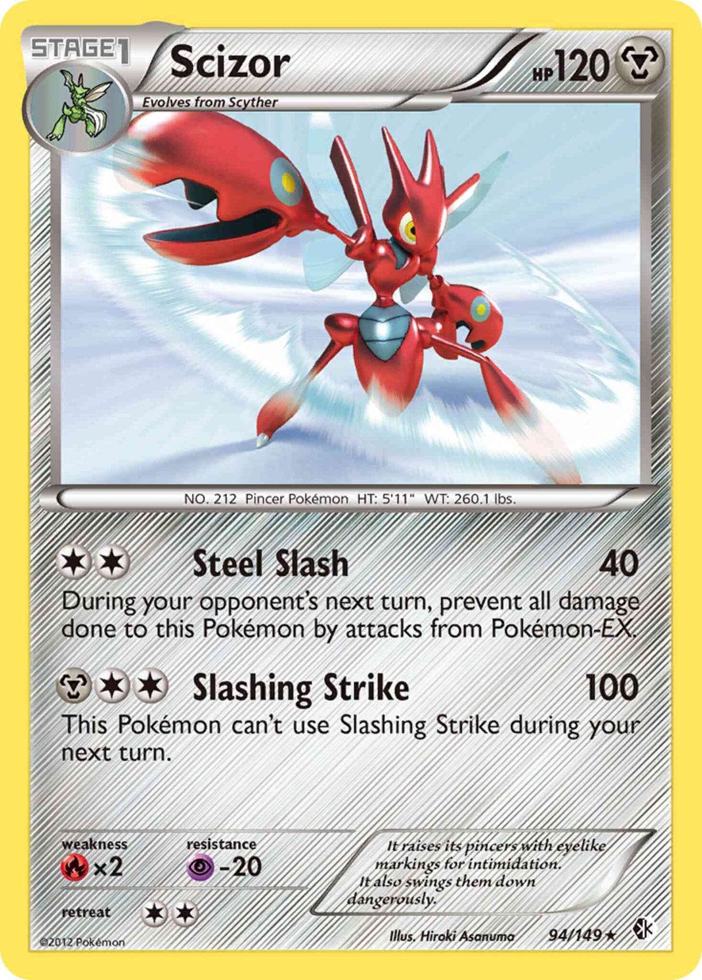 Scizor - 94/149 - Rare Holo [bw7-94] [Holo]