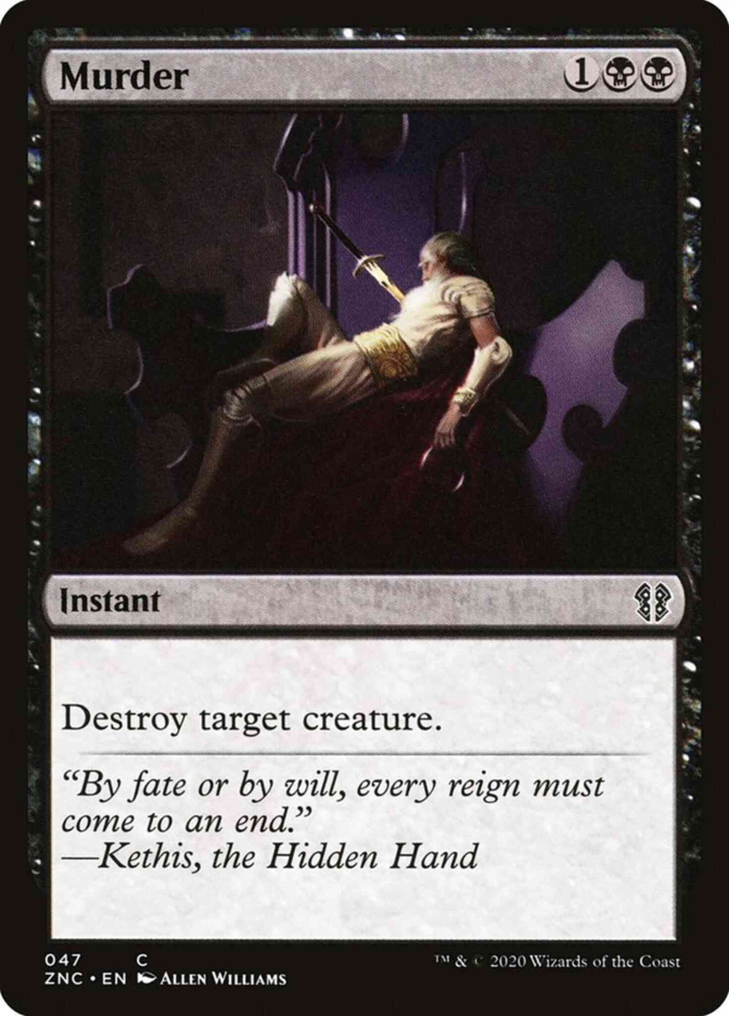 Murder [47] [Zendikar Rising Commander] [Non-Foil]