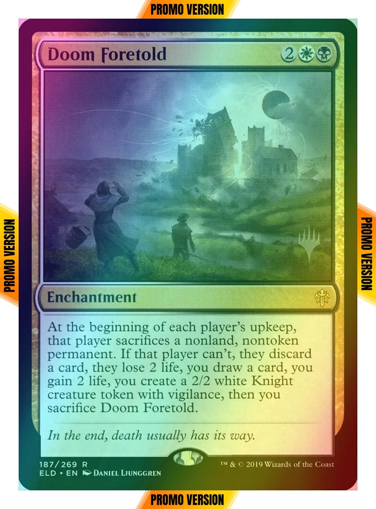 Doom Foretold [187p] [Promo Pack] [Throne of Eldraine Promos] [Foil]