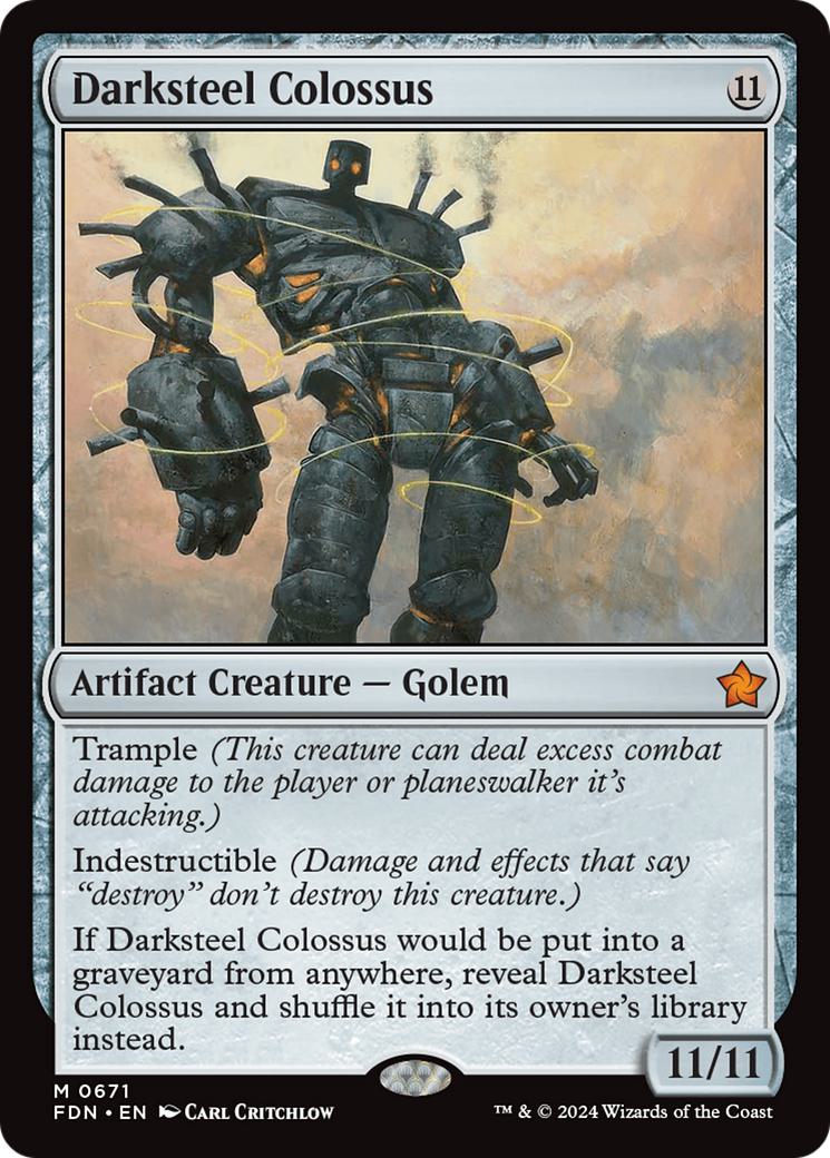 Darksteel Colossus [671] [Foundations] [Non-Foil]