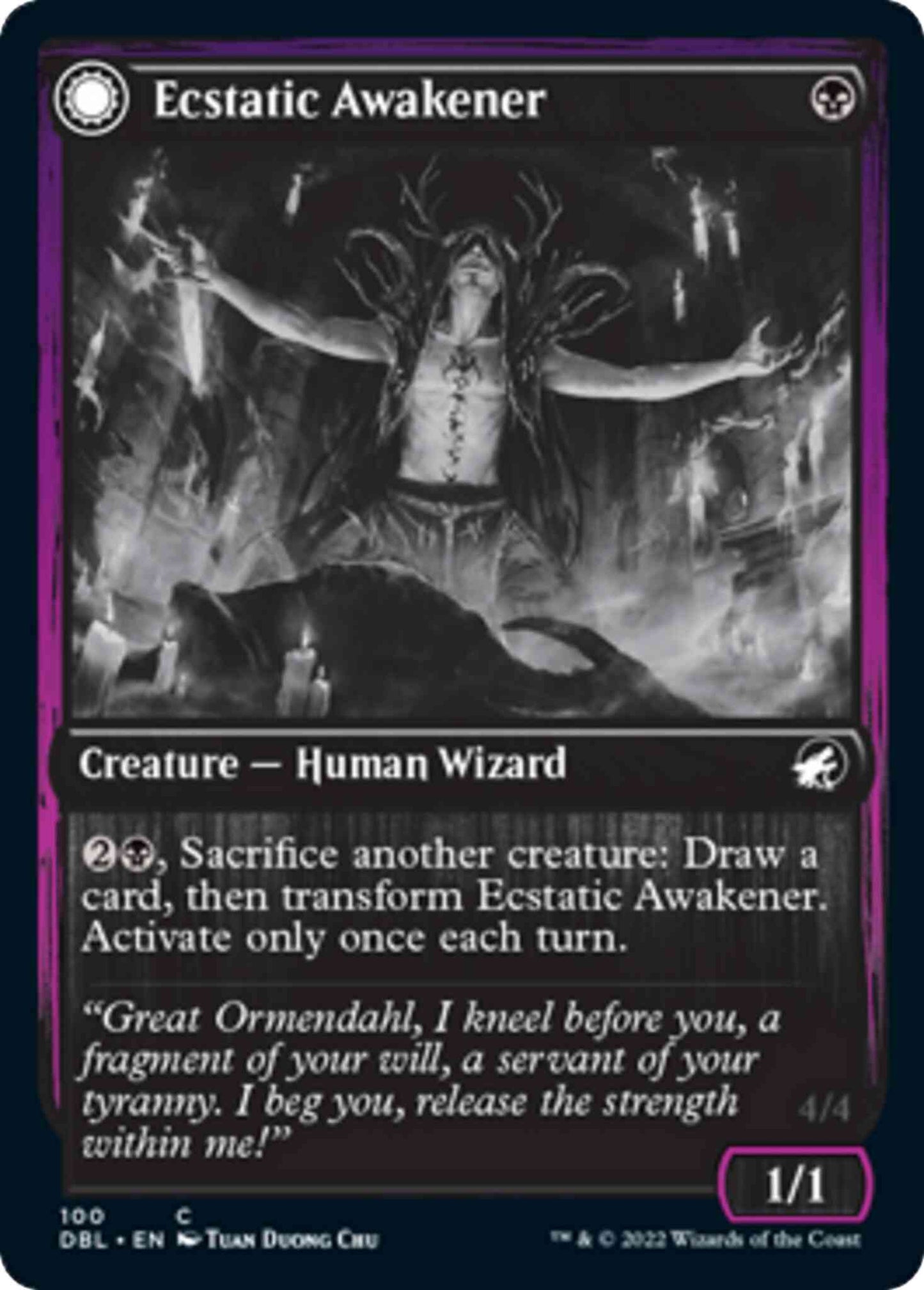Ecstatic Awakener // Awoken Demon [100] [Innistrad: Double Feature] [Non-Foil]