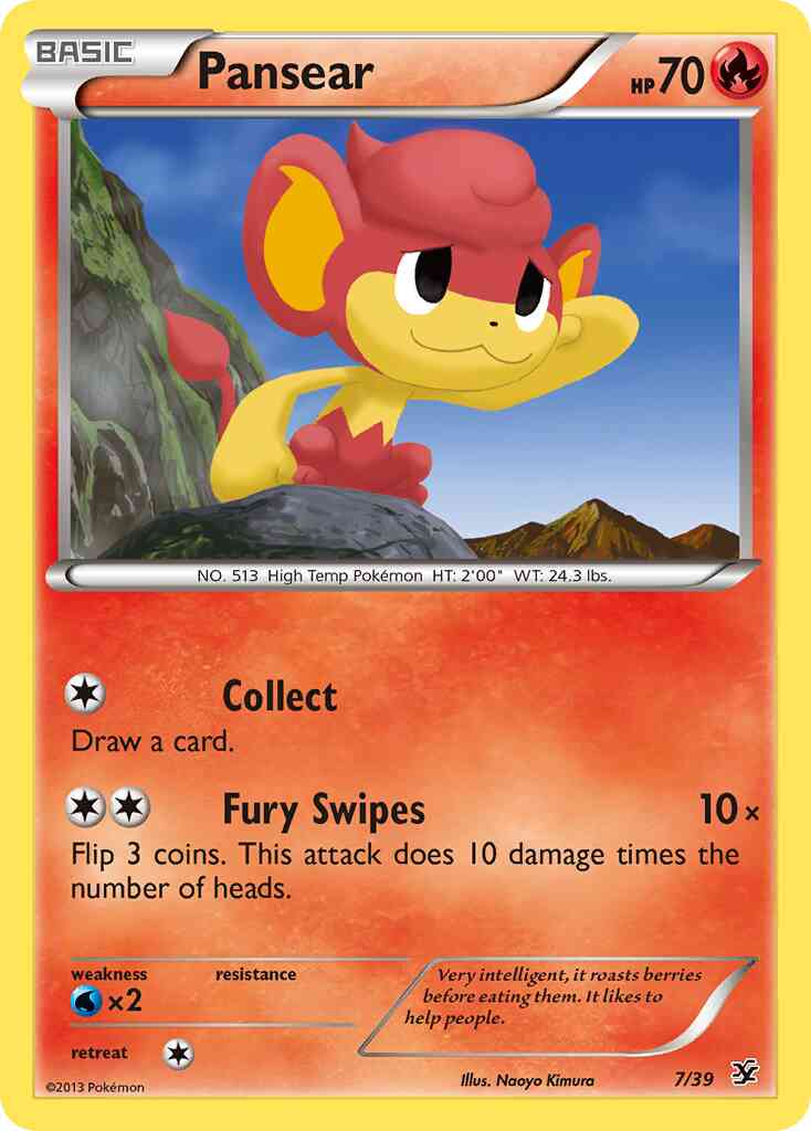 Pansear - 7/39 -  [xy0-7] [Non-Holo]