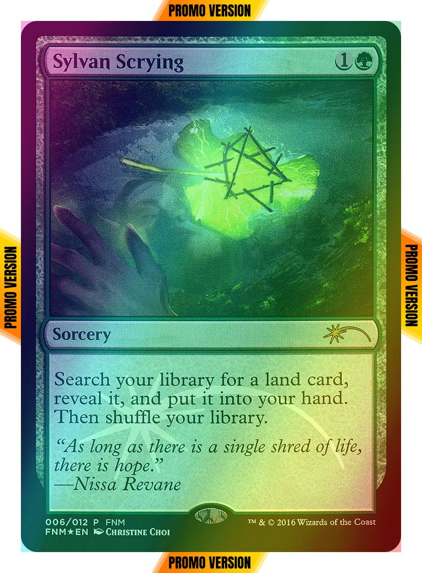 Sylvan Scrying [Friday Night Magic 2016] [Foil]