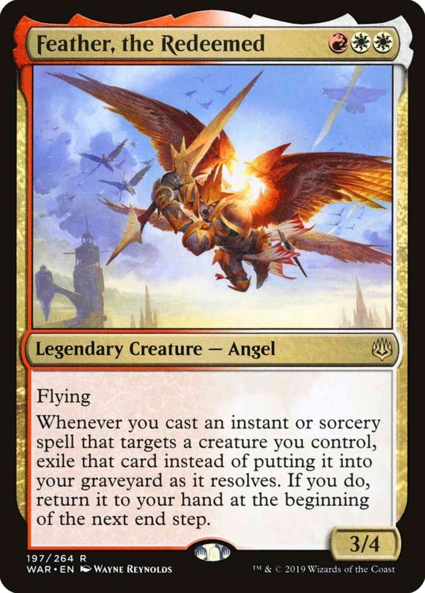 Feather, the Redeemed [197] [War of the Spark] [Non-Foil]