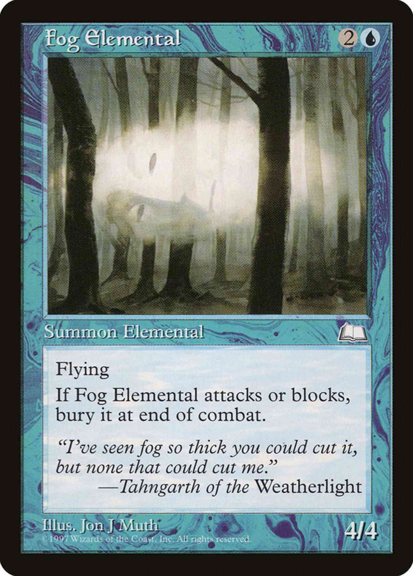 Fog Elemental [40] [Weatherlight] [Non-Foil]