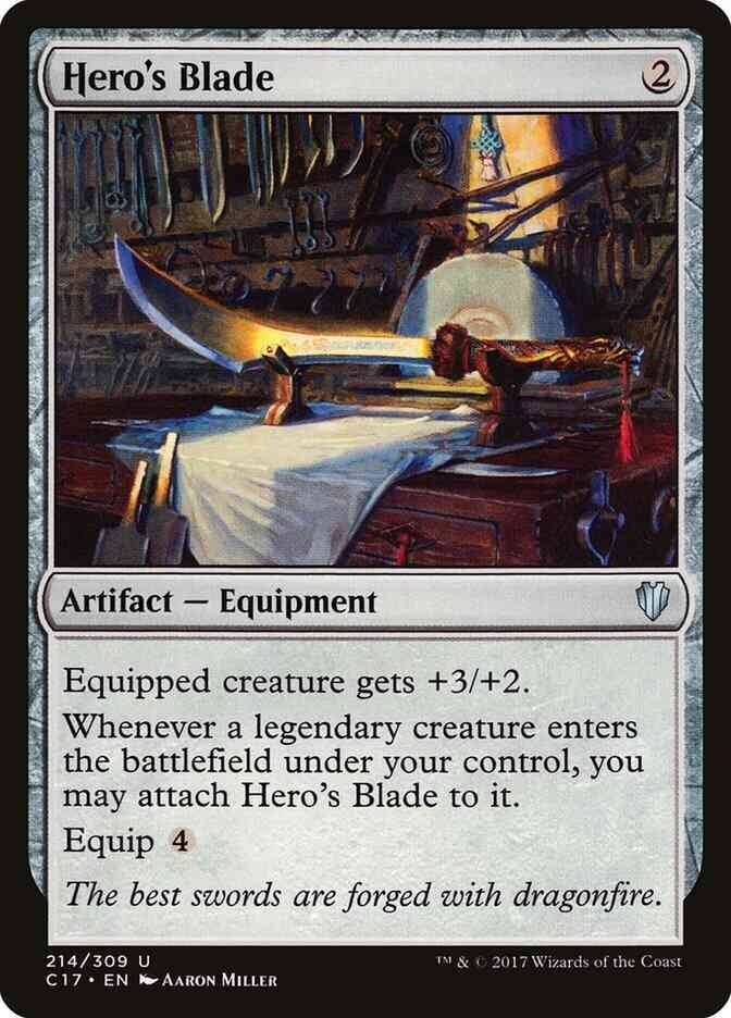 Hero's Blade [214] [Commander 2017] [Non-Foil]