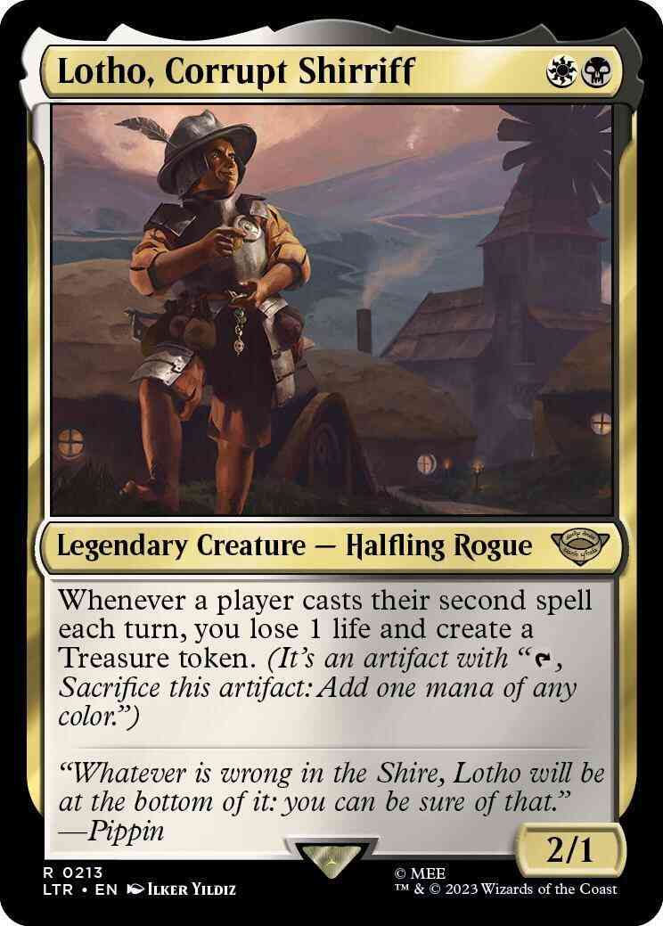 Lotho, Corrupt Shirriff [213] [The Lord of the Rings: Tales of Middle-earth] [Non-Foil]