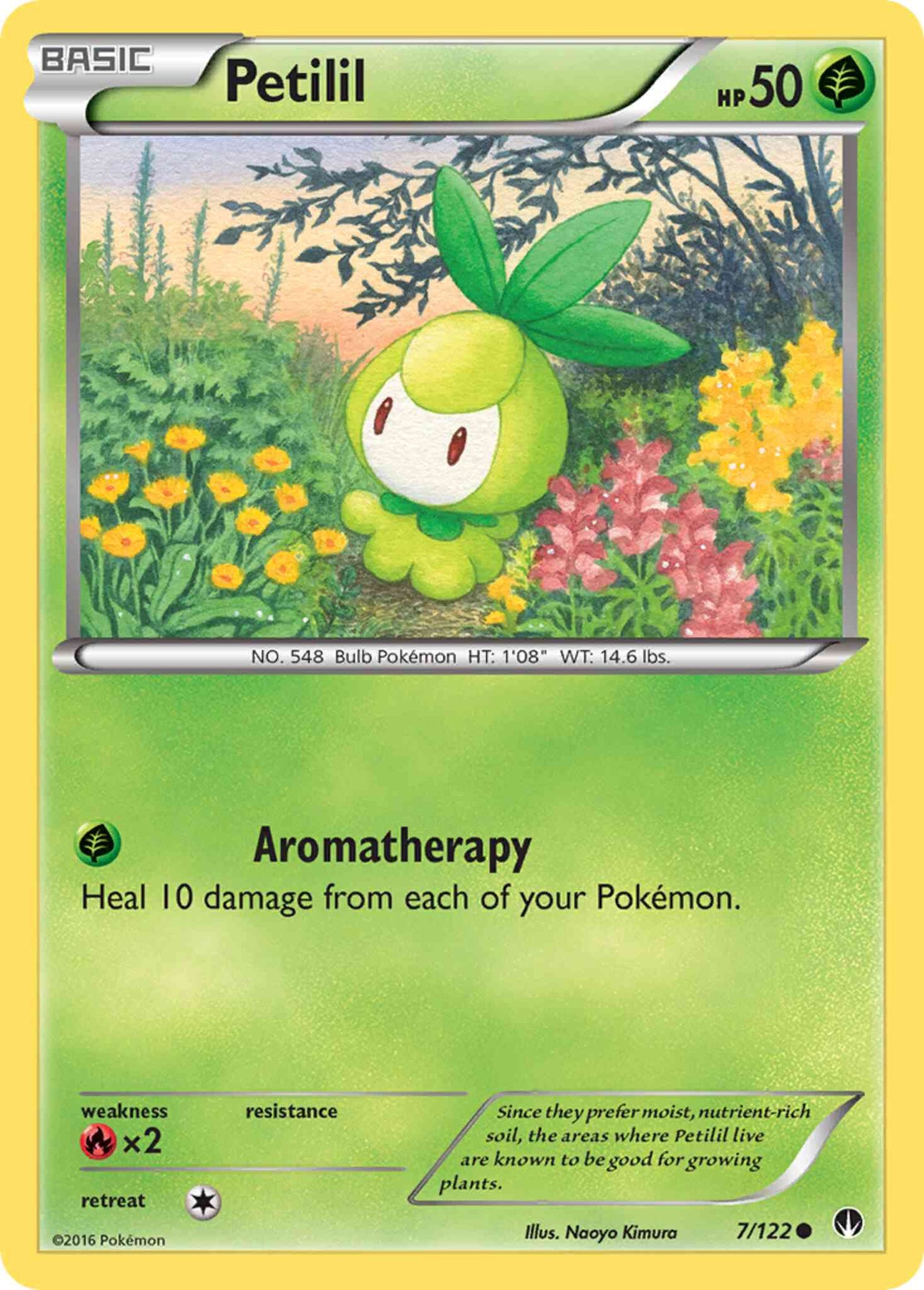 Petilil - 7/122 - Common [xy9-7] [Non-Holo]